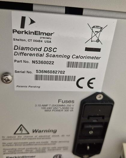 Gebraucht Perkin Elmer Diamond DSC Differenzkalorimeter mit Drucker Citizen Systems IDP 3550