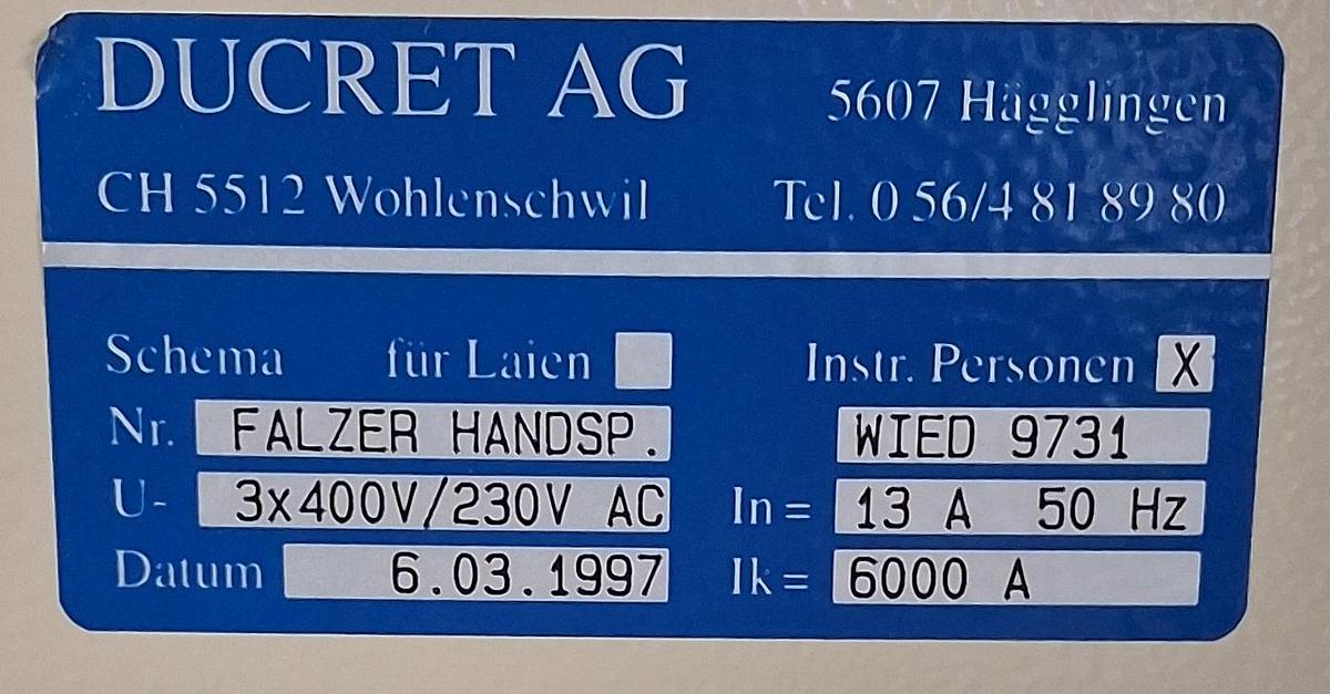 Gebraucht Ducret AG