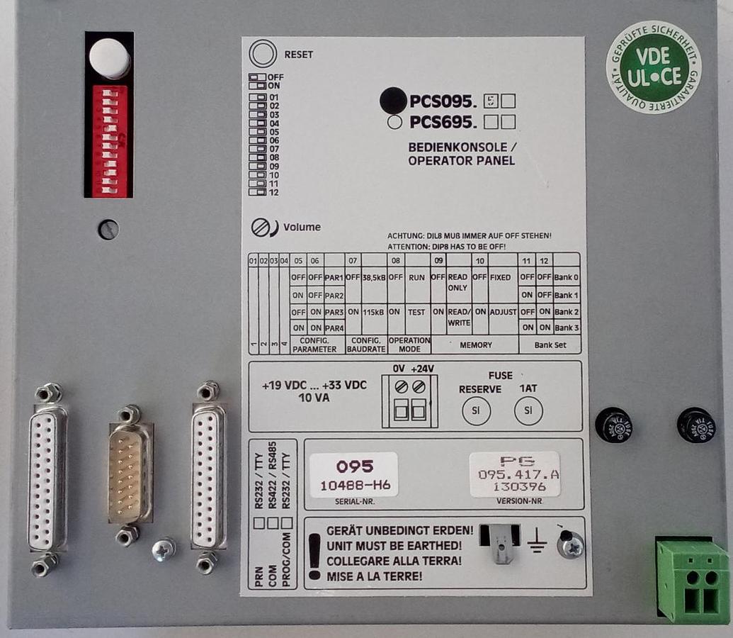Gebraucht Lauer Pester PCS095 plus Profibus DP