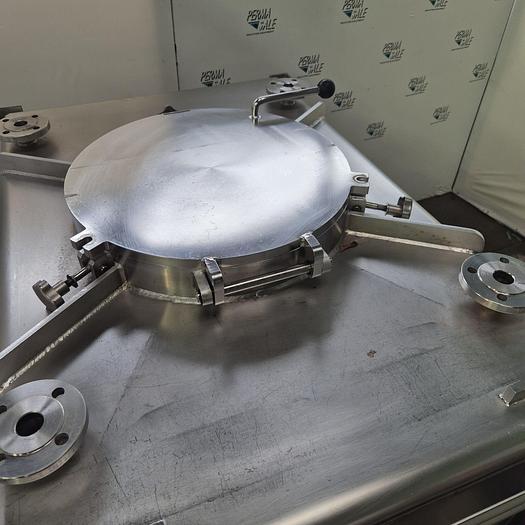 Used Edelstahl-Maurer AG IBC-Behälter mit Halar-Beschichtung 670 ltr.