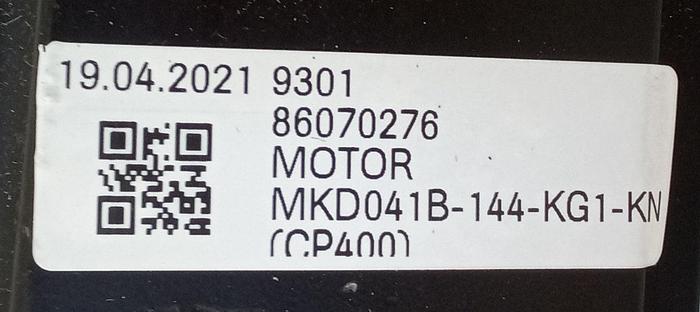 Gebraucht Indramat Permanent Magnet Motor MKD041B-144-KG1-KN