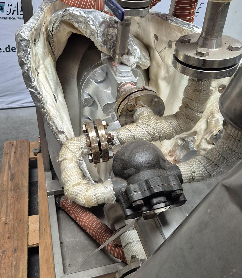 Gebraucht C.E.P. Parma Vakuumpumpe mit TLV Dampfsystem-Komponenten