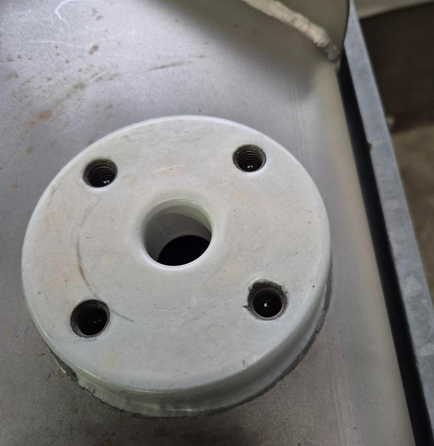 Used 1978 Stöcklin IBC-Behälter (Halar-beschichtet, verzinkter Rahmen) 670 ltr.