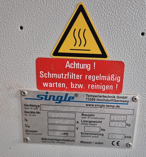 Gebraucht Single Temperiersystem STW 140/1-60-0-S/G