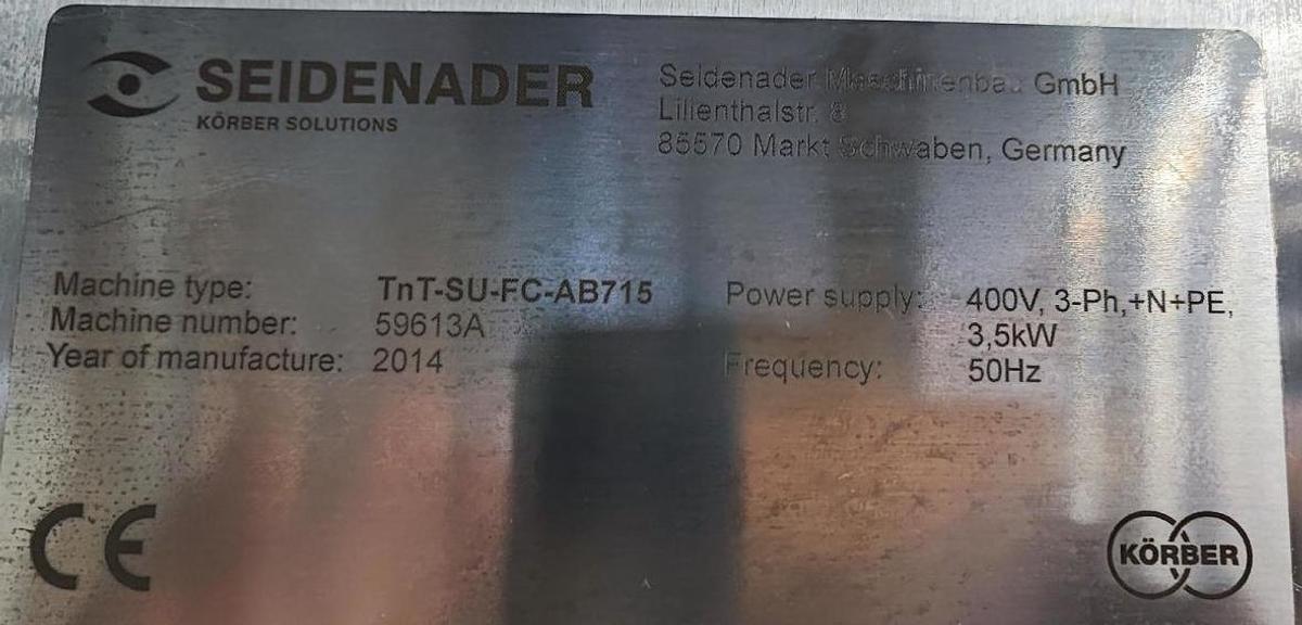 Gebraucht Seidenader TnT-SU-FC Einzelgerät zur Serialisierungscodierung Laser Maschine