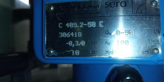 Gebraucht Sera Dosier Membranpumpeneinheit C409.2-50E