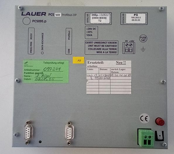 Gebraucht Lauer Pester PCS095 plus Profibus DP
