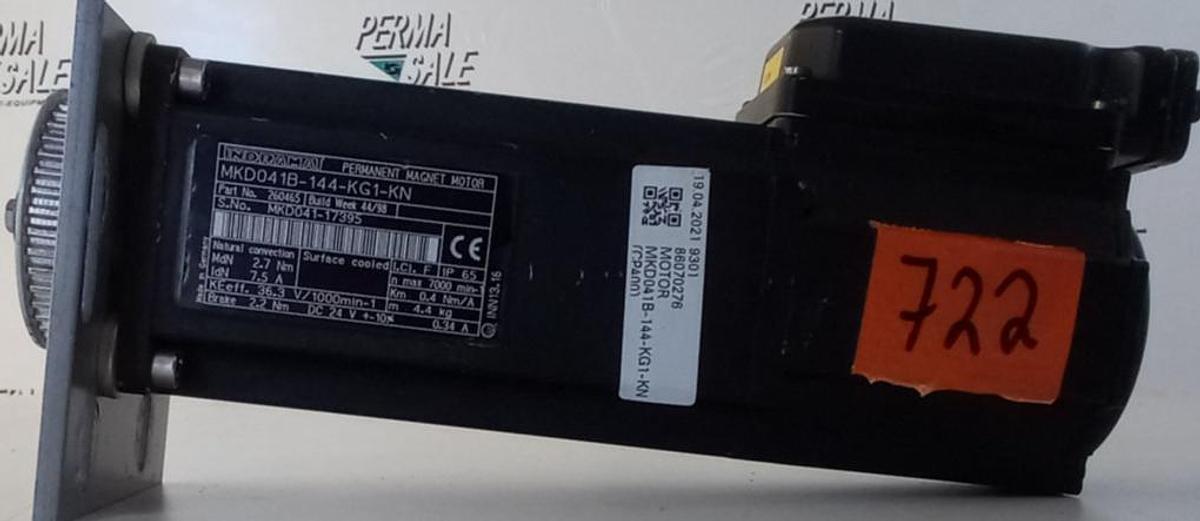 Gebraucht Indramat Permanent Magnet Motor MKD041B-144-KG1-KN
