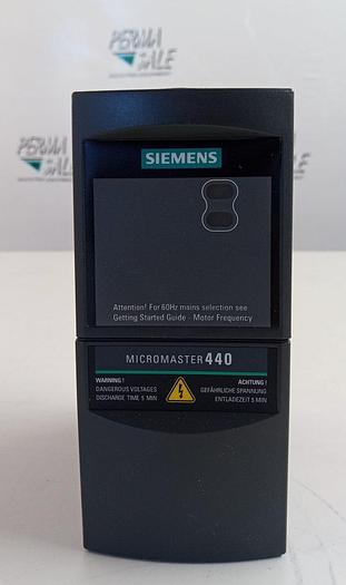 2009 Siemens Micromaster 440 Frequenzumrichter 6SE6440-2UD17-5AA1