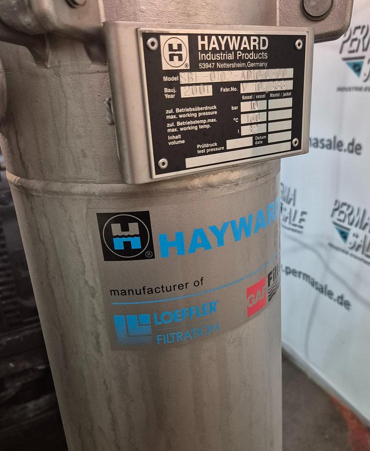 Gebraucht Hayward Doppelfiltergehäuse Modell SBF-0102-AD10-050D