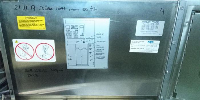 Gebraucht VideoJet Excel Serie 2000 Tinten-Jet-Coder-Drucker