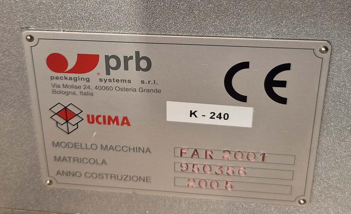 Gebraucht PRB Packaging Systems s.r.l. Verpackungsmaschine FAR 2001