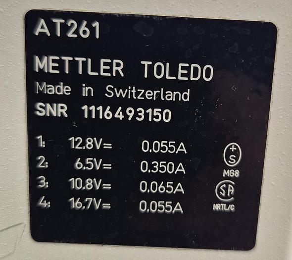 Gebraucht Mettler Waage AT261