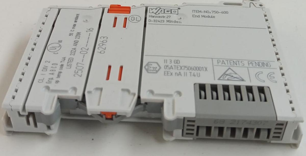 Gebraucht Wago Endmodul ITEM-No750-600