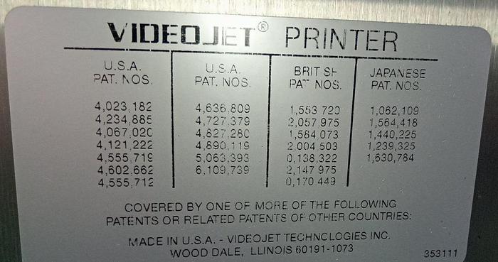 Gebraucht VideoJet Excel Serie 2000 Tinten-Jet-Coder-Drucker
