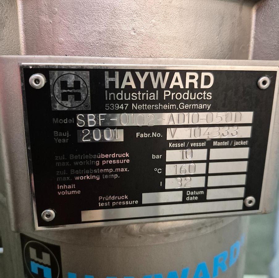 Gebraucht Hayward Doppelfiltergehäuse Modell SBF-0102-AD10-050D