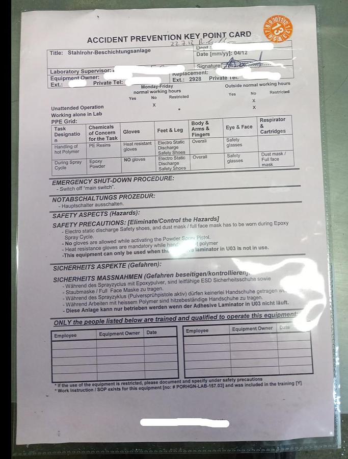 Gebraucht Stahlrohrbeschichtungs Anlage