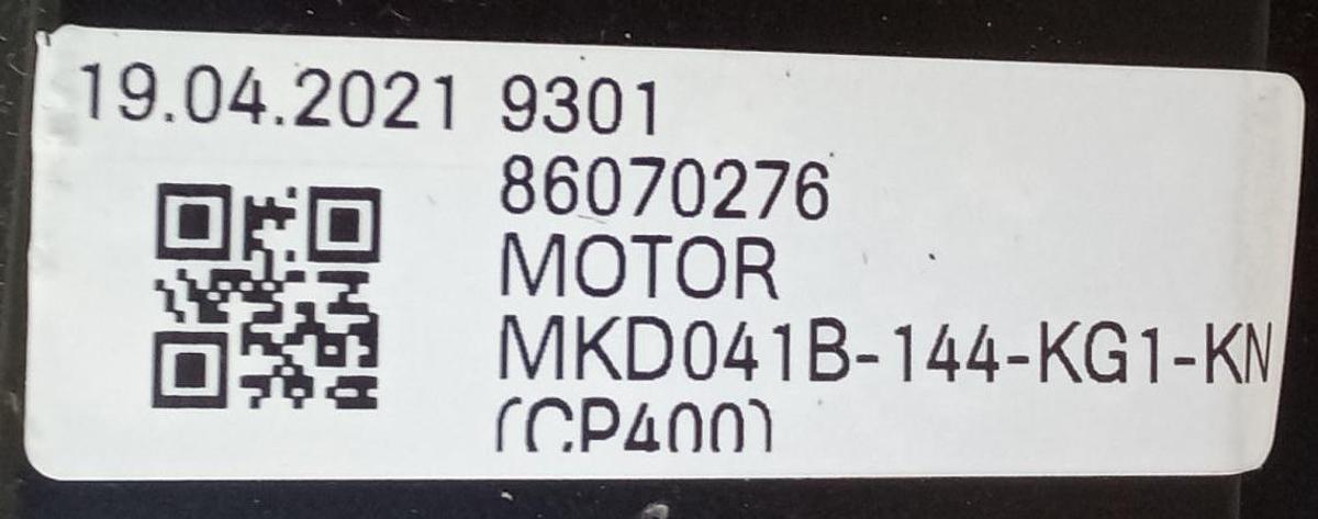 Gebraucht Indramat Permanent Magnet Motor MKD041B-144-KG1-KN