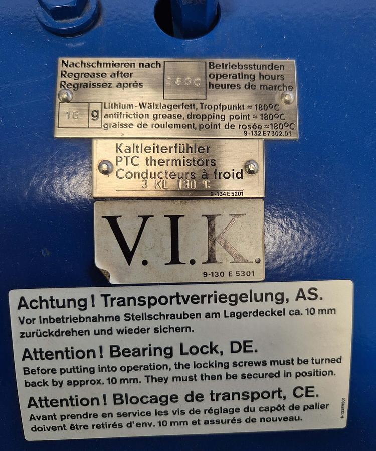 Loher Fußmotor / EMGV-250MB-02A