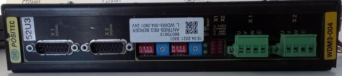 Gebraucht Berger Positec Servoregler Servo Controller 230/240V 3A WDM3-004.0801