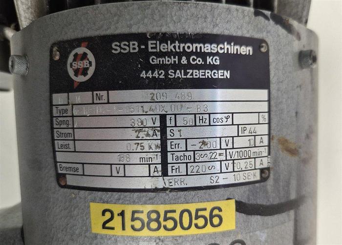 Gebraucht SSB Getriebemotor G-DRTFG-1-0511-40X00-B3