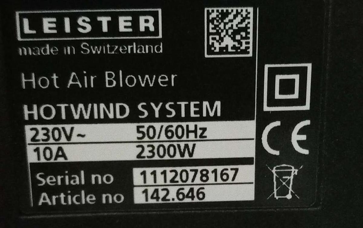 Gebraucht Leister Laminator Hotwind System