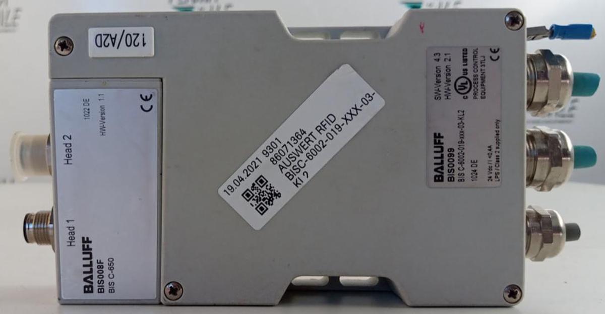 Gebraucht Balluff LF-Auswerteeinheiten (70/455 kHz) BIS0099 BISC-6002-019-xx-03-KL2