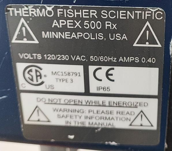 Gebraucht Thermo Fisher APEX 500 Rx Pharmaceutical Metal Detector