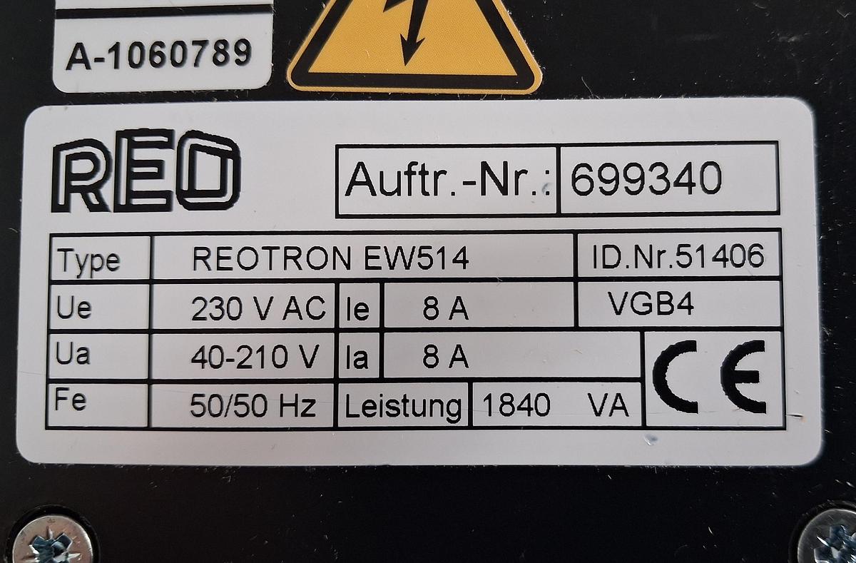 Gebraucht Thyristorsteller Reotron