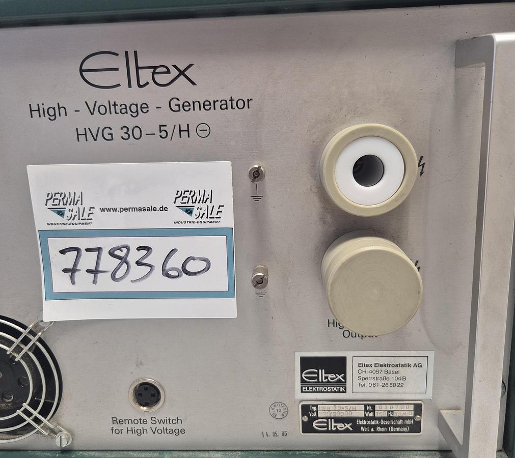 Gebraucht Eltex Hochspannung Generator HVG30-5/H