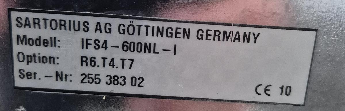 Gebraucht Sartorius AG Göttingen Bodenwaage IFS4-600NL-I