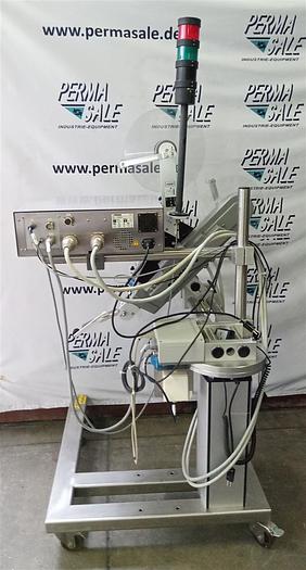 Gebraucht Pago Pagomat 6AM2 Seitendrucker-Etikettierer für geschrumpfte Flaschenbündel