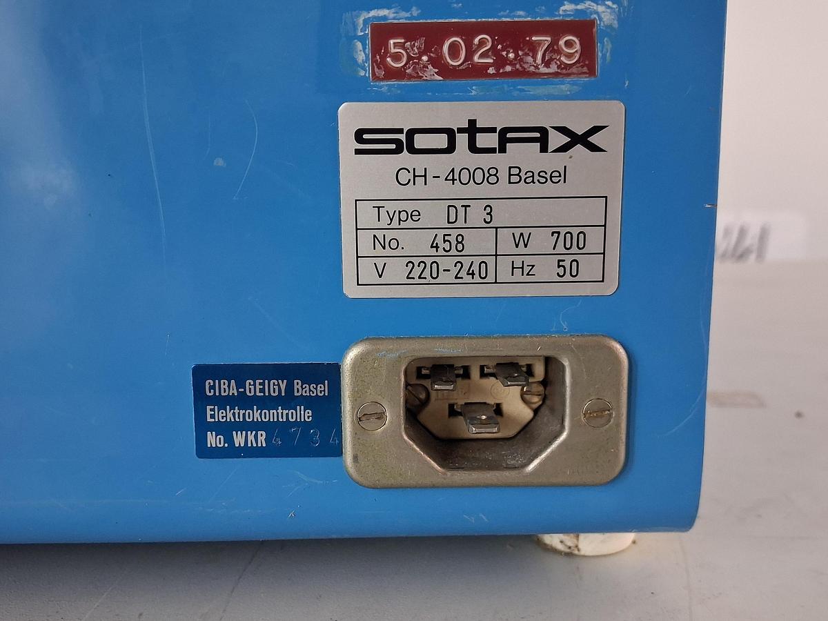 Gebraucht SOTAX DT3