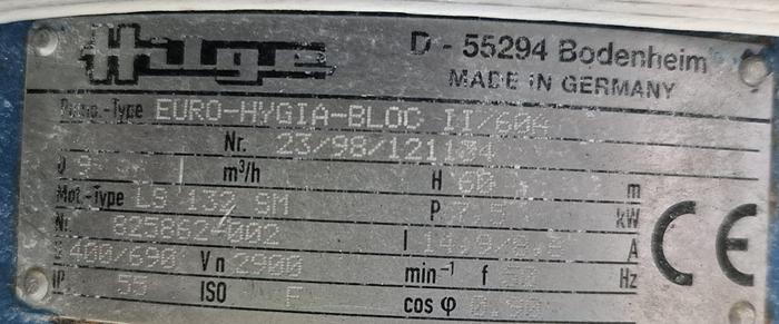 Gebraucht Gea Hilge Kreiselpumpe