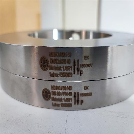 SCHLESINGER Berstscheiben Halterung DN80/PN40 1.4571