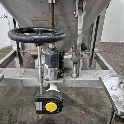 Used Edelstahl-Maurer AG IBC-Behälter mit Halar-Beschichtung 670 ltr.