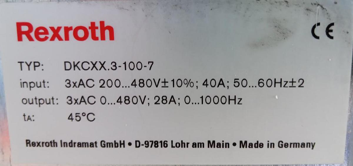Bosch Rexroth Indramat Eco Drive DKCXX.3-100-7