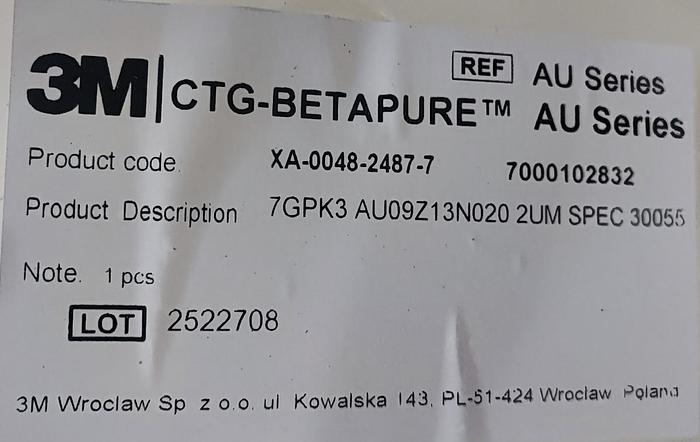 3M | CTG-BETAPURE™ AU Series XA-0048-2487-7