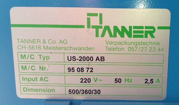 Gebraucht Tanner Lagen-Banderoliermaschine Ultra Sonic 2000A US2000AB