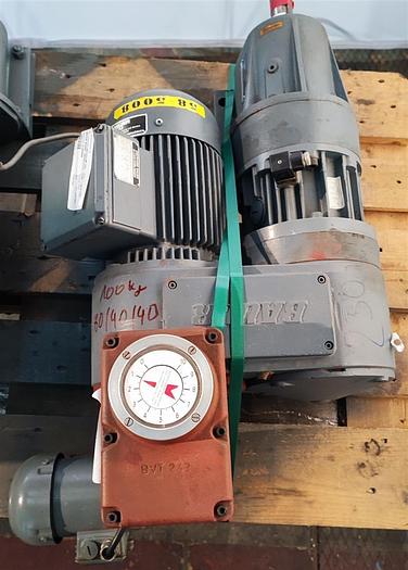 Gebraucht Bauer Getriebemotor G22-10-V1/DK94-241-V3315 1,5Kw