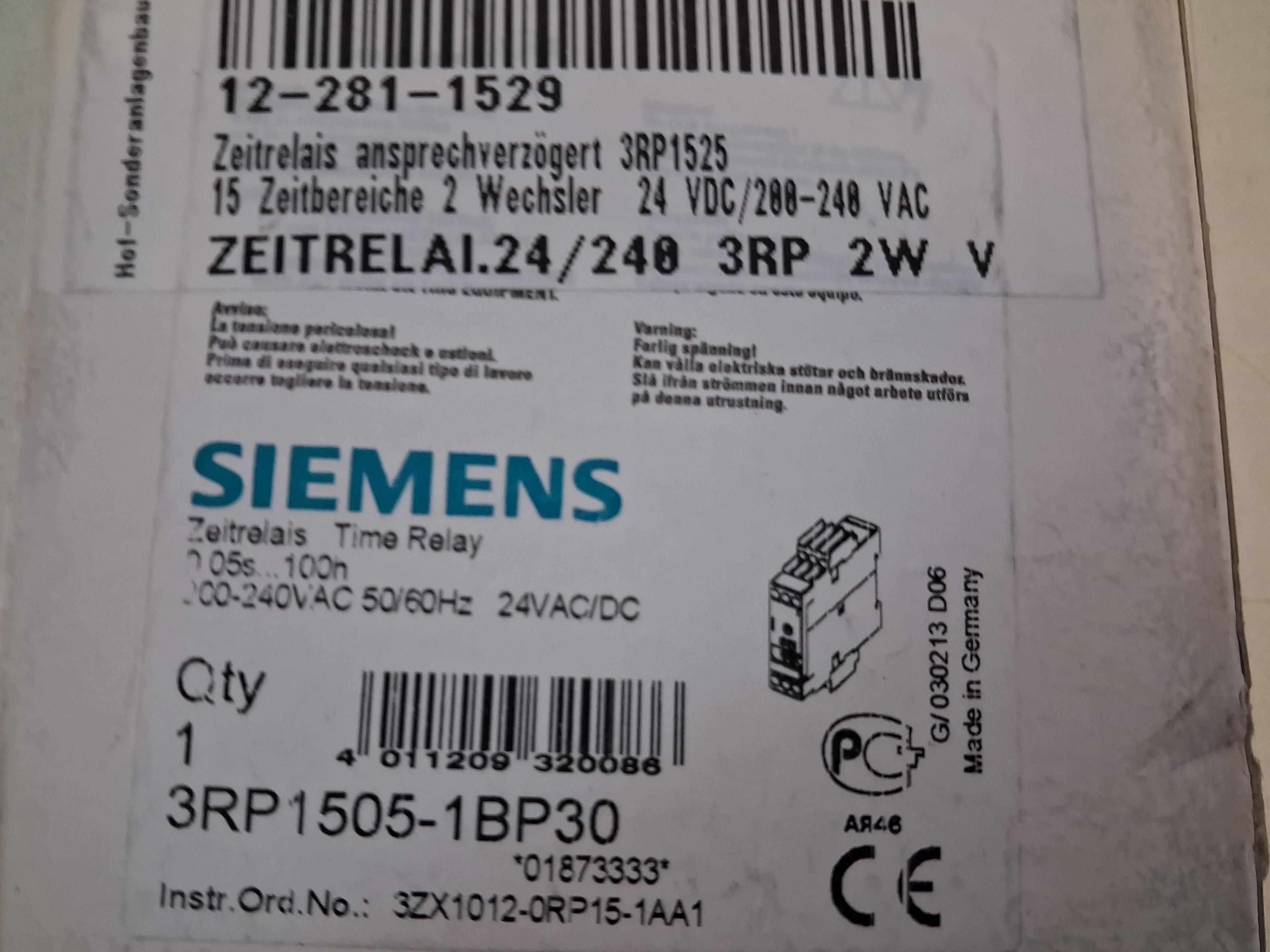 Gebraucht Zeitrelais