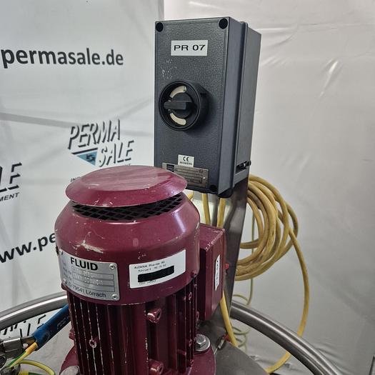 Gebraucht Rührbehälter mit Edelstahlkonstruktion und Fluid MD 15.62 Motor