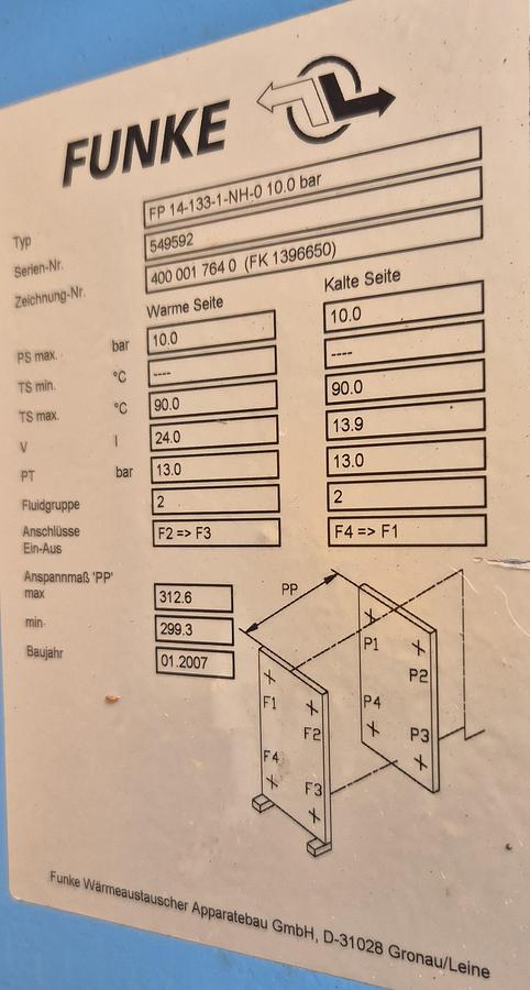 Gebraucht Copeland Kälteanlagen-Einheit besteht aus einem leistungsstarken Copeland-Kompressorverbund D6SA4-100X-EWL