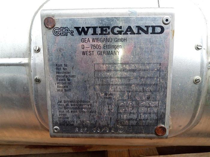 Gebraucht Gea Wiegand Wärmetauscher 7 / 22 ltr.