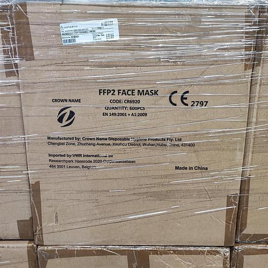 CrownName Duckbill FFP2 Face Mask CR6920 EN149:2001 + A1:2009