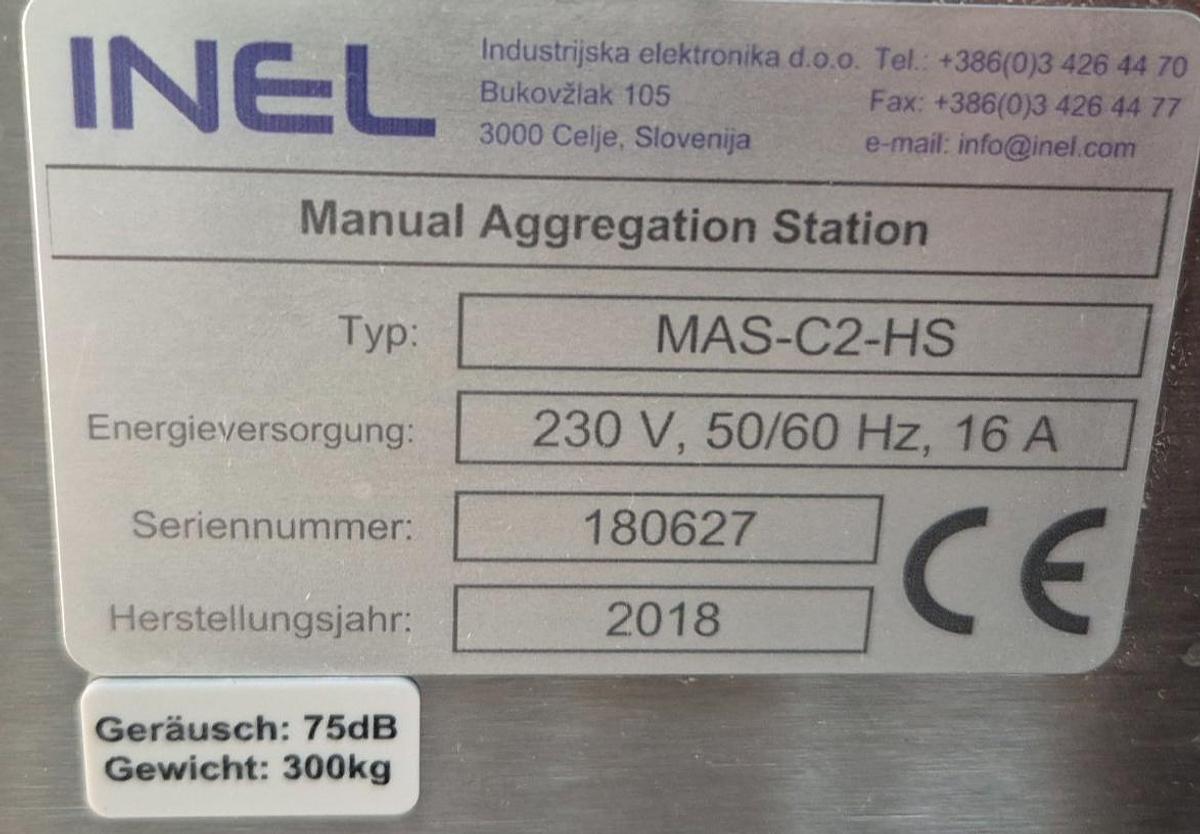 Gebraucht INEL Aggregationsstation MAS-C2 HS mit Zebra ZT410