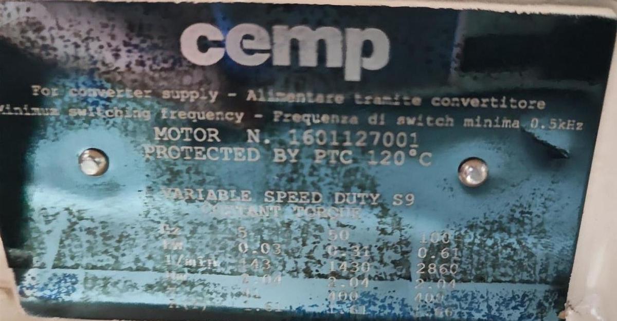 Gebraucht Netzsch Exzenterschneckenpumpe NM005BH06S12F mit Motor