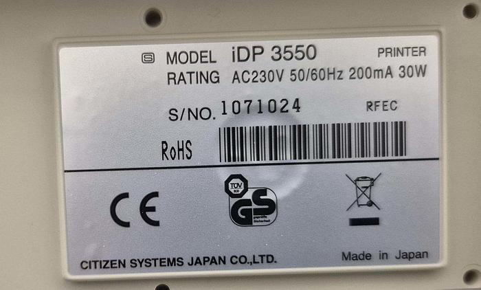 Gebraucht Perkin Elmer Diamond DSC Differenzkalorimeter mit Drucker Citizen Systems IDP 3550