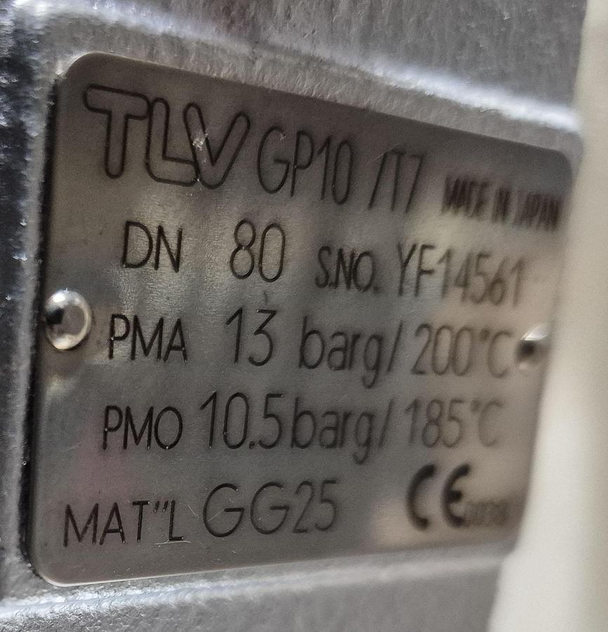 Gebraucht C.E.P. Parma Vakuumpumpe mit TLV Dampfsystem-Komponenten