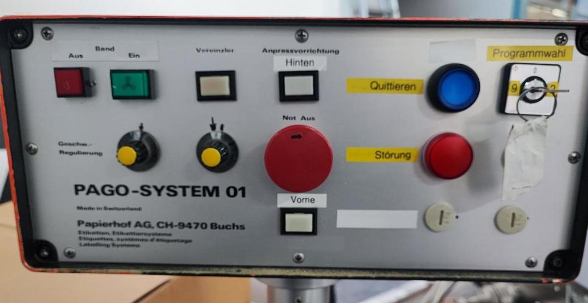 Gebraucht Pago Etikettiersystem 01 mit Pagomat 6AM